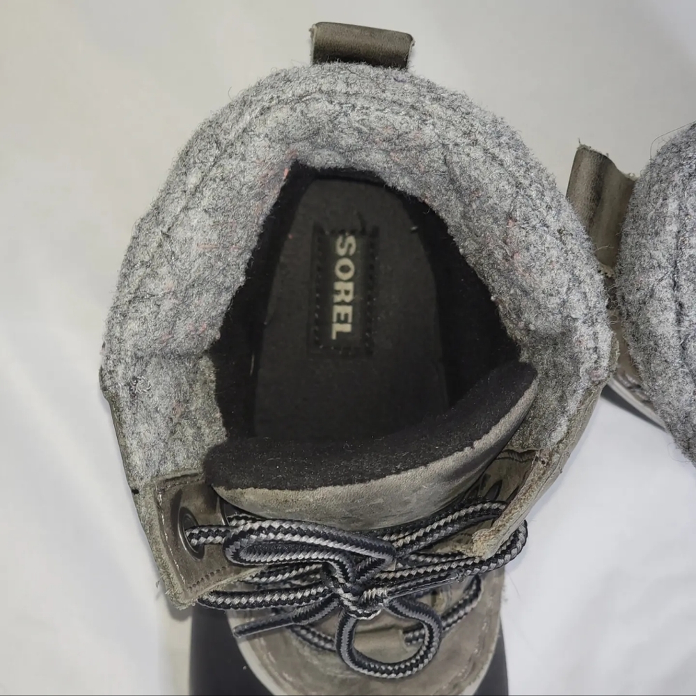 Sorel Slimpack II Lace Leather Waterproof Women’s Snow Winter Boots Sz 8 - Picture 7 of 11